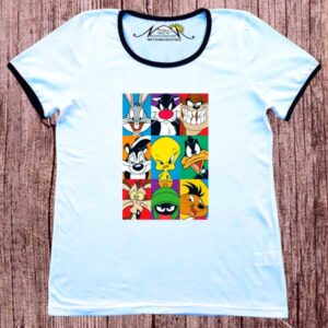 Remeras dibujo digital Looney Tunes.