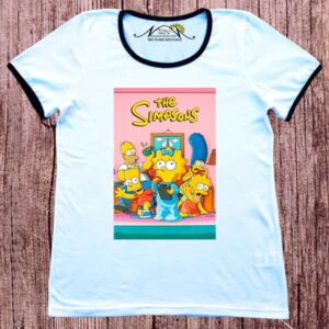 Remeras dibujo digital Los Simpson.