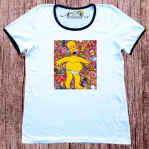 Remeras dibujo digital Los Simpson.