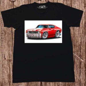 Remeras dibujo digital Chevrolet Chevy.