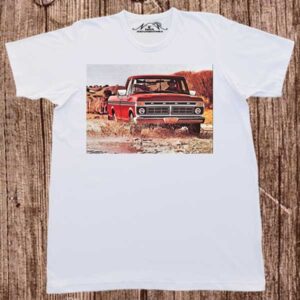 Remeras dibujo digital Ford f100.