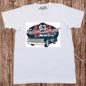 Remeras dibujo digital Ford Falcon.