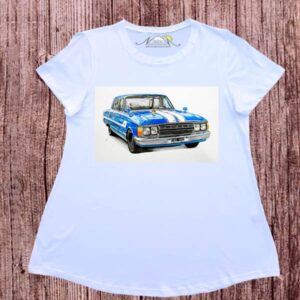 Remeras evase dibujo digital Ford Falcon.