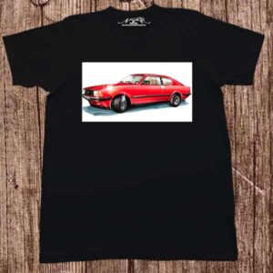 Remeras dibujo digital Ford Taunus.