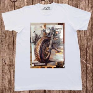 Remeras dibujo digital motos.