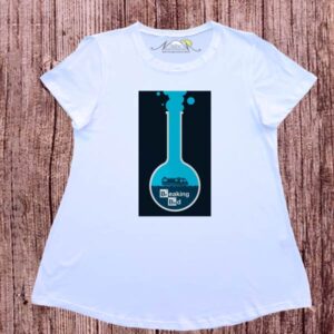 Remeras evase dibujo digital breaking bad.