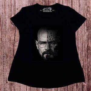 Remeras evase dibujo digital breaking bad.