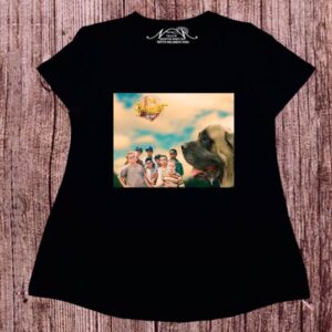 Remeras evase dibujo digital hércules vigila.