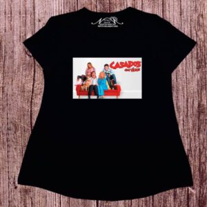 Remeras evase dibujo Casados con hijos.