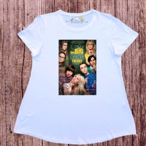 Remeras evase dibujo the big bang theory.