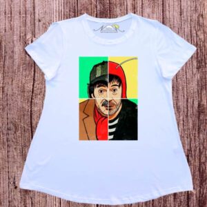 Remeras evase dibujo digital el chavo.