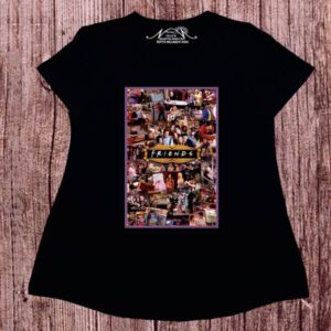 Remeras evase dibujo digital friends.