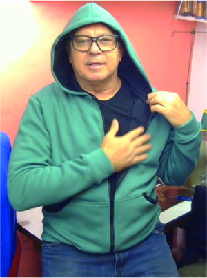 molde de campera  de friza con capucha art2032 talle  L-XL- XXL